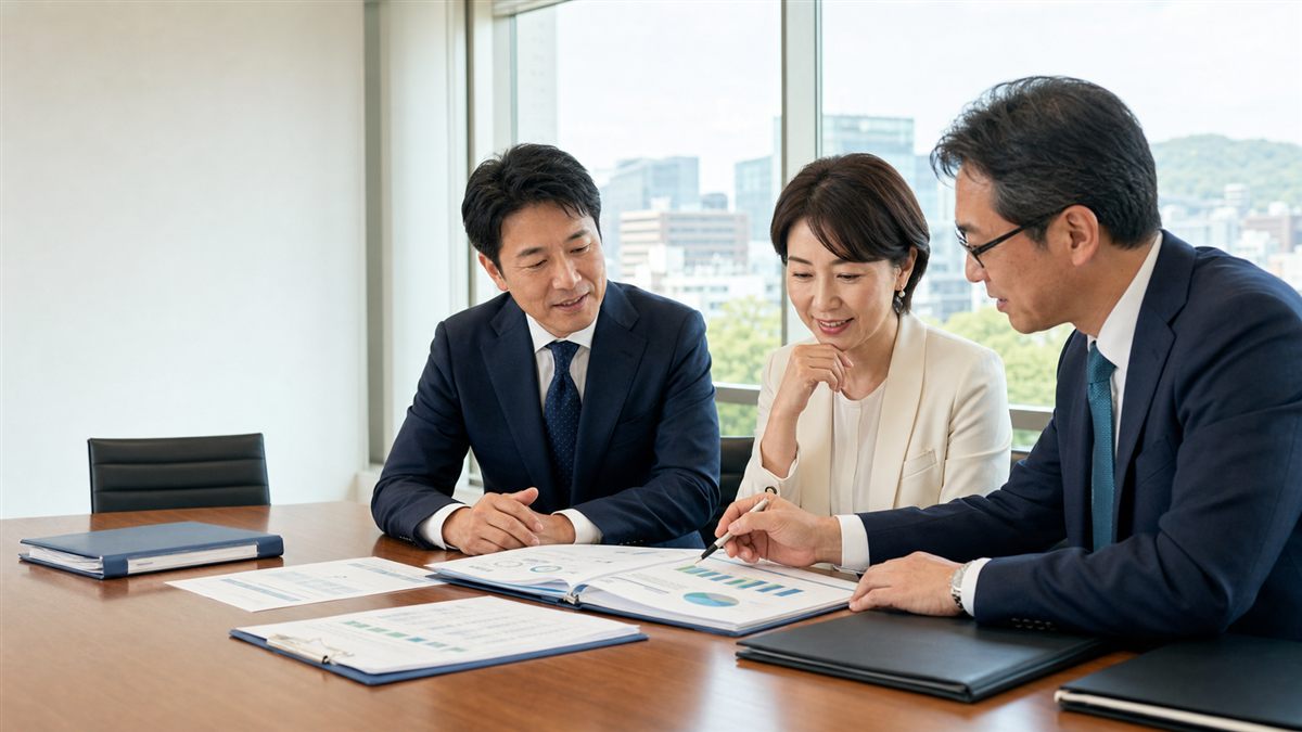長野の補助金コンサル会社の会社売却について案件台帳と事業計画を確認する専門家ミーティング