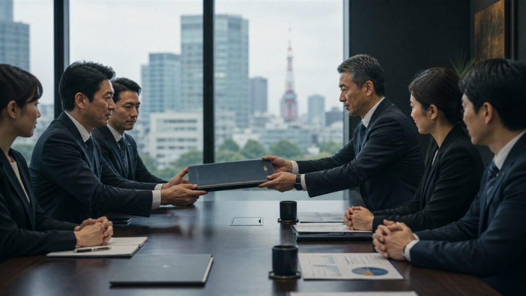 GP承継のM&A事例としてファンド運営資料を引き継ぐ投資チーム